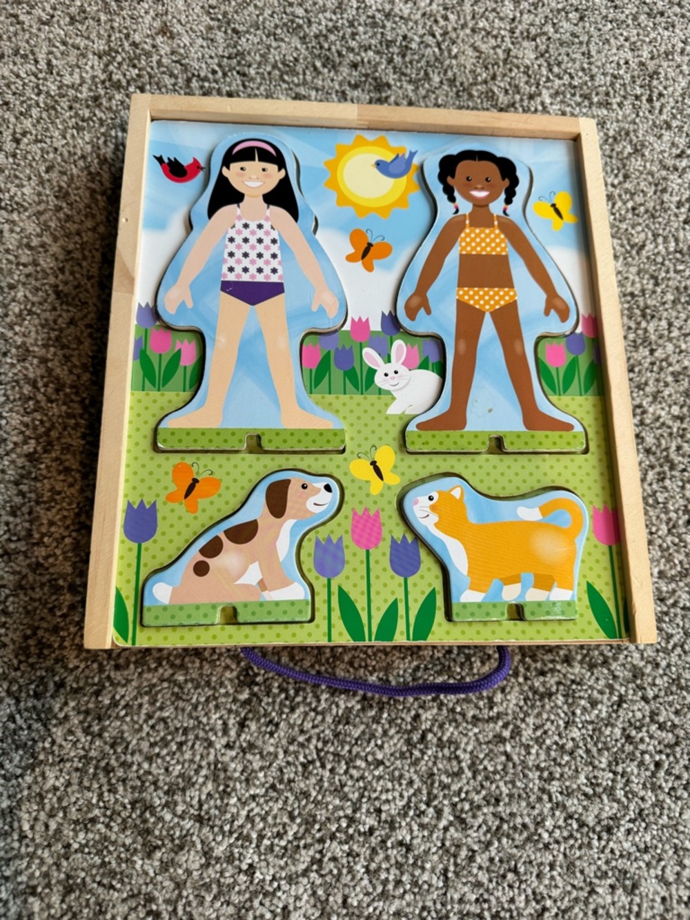 Melissa & Doug Wooden Dress-Up Puzzle